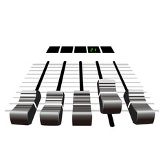 Obraz premium 舞台照明卓のフェーダー