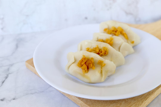 Choi pan or chai kwe cake is an unique traditional asian Food Cuisine dish from Pontianak, Kalimantan Barat, Indonesia.