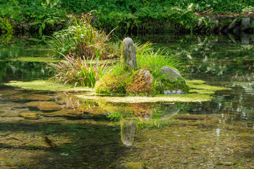山吹水源　熊本県産山村　Yamabuki water source Kumamoto Ubuyama village