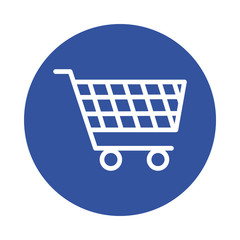 shopping cart market block style