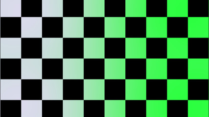 Fototapeta premium White and green color checker board abstract background,chess board