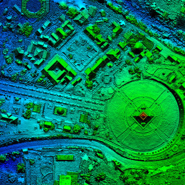 high resolution orthorectified111 orthorectification aerial map used for photogrammetry