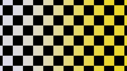 Fototapeta premium New yellow & white checker board abstract background,Best chess board