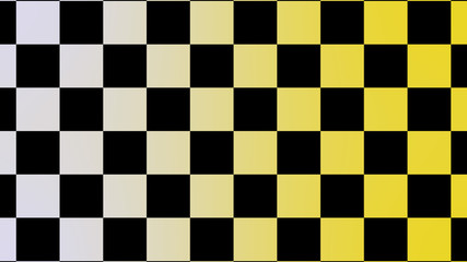 Fototapeta premium New yellow & white checker board abstract background,Best chess board