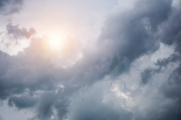 dark Sky clouds before rain