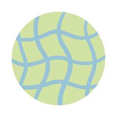 net organic pattern block style