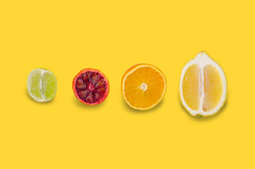 Fresh citrus fruits