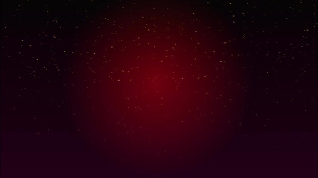 glitting flame fire and ashes on dark red screen