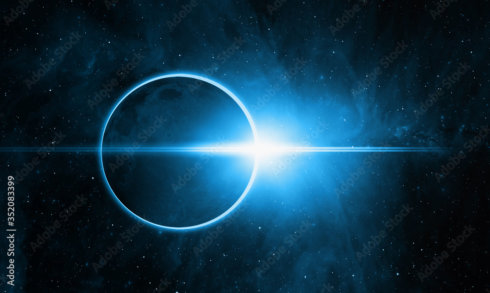 Aufkleber Ringed solar eclipse 