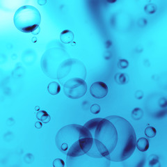bubbles under the water