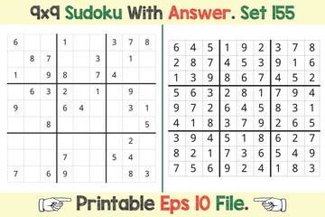 Advance Sudoku Puzzle Games Easy to Hard with Answer