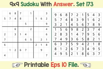 Advance Sudoku Puzzle Games Easy to Hard with Answer