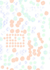 Fototapeta na wymiar Elagance mix object pattern with color backgound