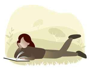 Monochrome picture of people with books. Isolated vector illustration of characters with textbook. Collection of student preparing exams. Reading and studying person.