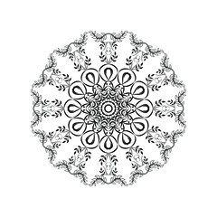 round lace pattern