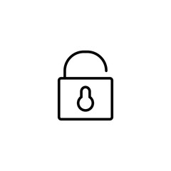 Lock Icon Design Vector Illustration