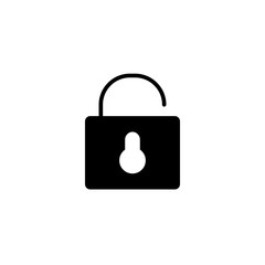 Lock Icon Design Vector Illustration