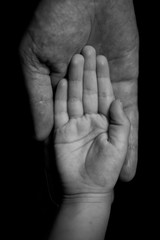 son father,  son, father, hand, black and white, helping hands, help, helping hand, white, black, hold, family, together, son and father, handshake, friendship, people, isolated, human, agreement, chi