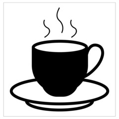 coffee cup black icon