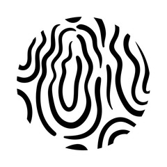 waves organic pattern line style