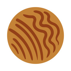 waves boho hand draw style
