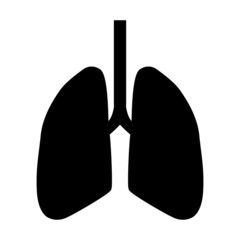 lung anatomy black