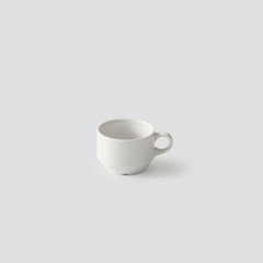 empty white coffee cup