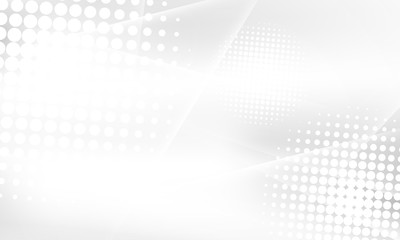 Gray and white background with abstract waves For posters - Banner