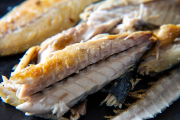 Baked mackerel whice is picked with salt AND called Jaban-godeung-eo