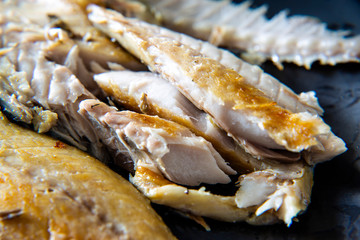 Baked mackerel whice is picked with salt AND called Jaban-godeung-eo