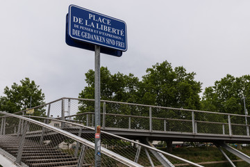Obraz premium Liberty Place in Strasbourg