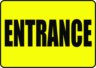 Entrance parking building board sign