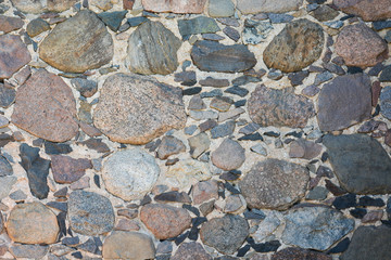 Old wall made of massive stones