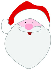 Santa Christmas Xmas vector illustration