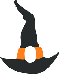 Halloween hat icon vector illustration