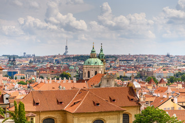Obraz premium Pamoramic in Prague, Czech Republic.