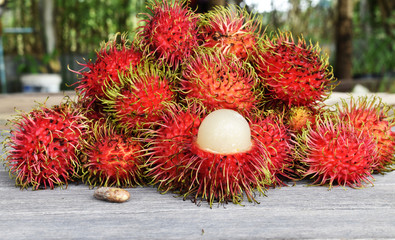 rambutan fruit in thailand