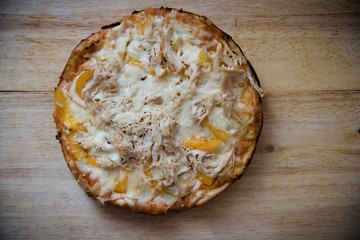 homemade pizza pie