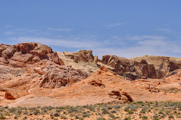 Fototapeta premium Rock patterns in the Nevada Desert