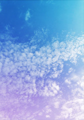 sun and cloud background with a pastel color