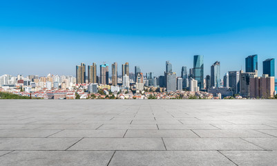 Obraz premium Urban roads and architectural landscape