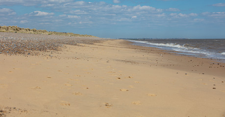 The beach at Sizewell Suffolk