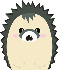 Fototapeta premium cute forest animal, woodland illustration, owl, woodland, bird, fox, wild, rabbit, hedgehog, deer. Vector woodland