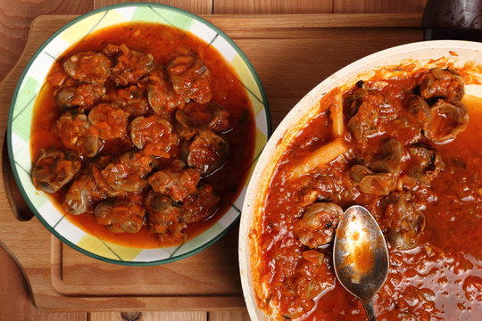 Chicken Gizzard Stew