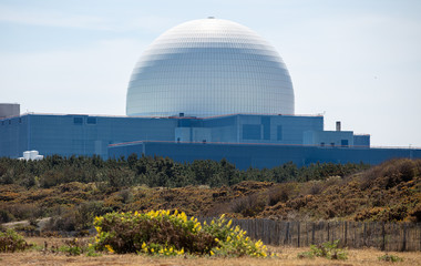 Obraz premium Sizewell Nuclear Power Station Suffolk