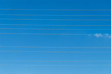 青空と電線