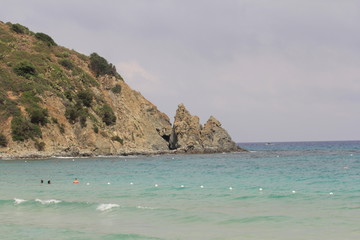 Sardinian rocky beach