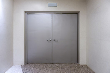 Mall office building security access door