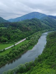 river in the mountains