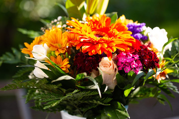 bunter Blumenstrauß zum Muttertag